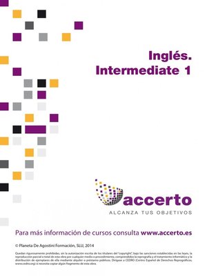 cover image of Inglés. Intermediate 1